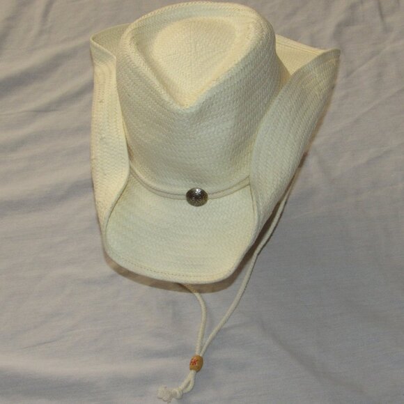 Toby Keith Paper Straw Cowboy Hat Rockabilly Country Concert Unisex One Size - Picture 1 of 5